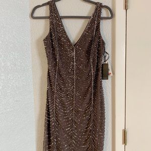 Adrianna Papell wedding guest dress